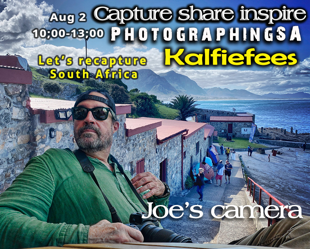 Joe Lategan taking photo Capture share inspire