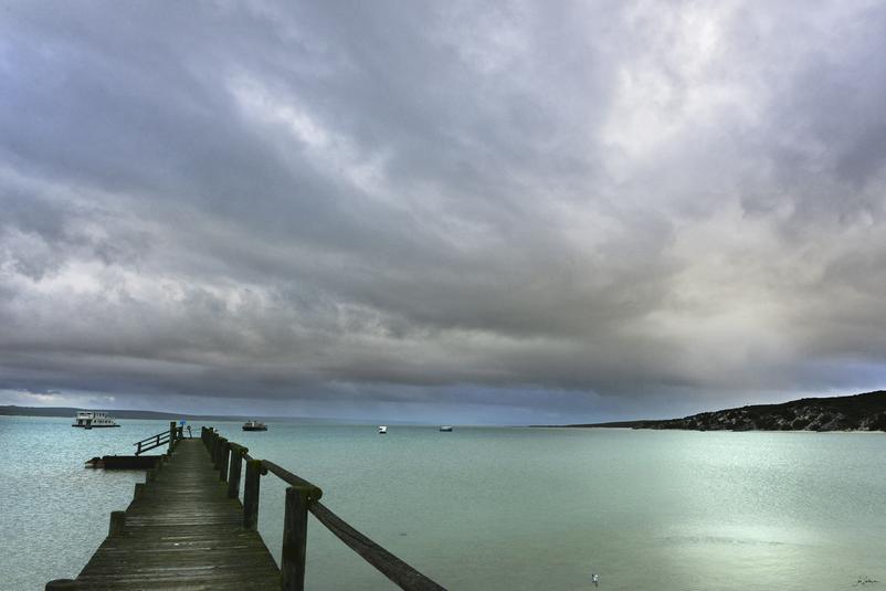 Joe Lategan Langebaan lagoon jetty fine art photo